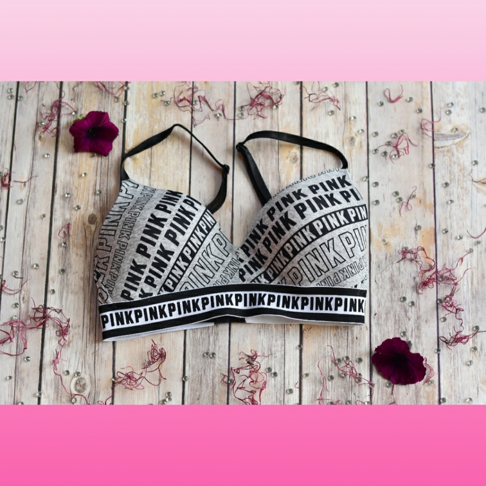 💕Pink Victoria's Secret Padded Bra Size 32C - Picture 1 of 4